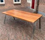 Notenhouten tafel, Ophalen, Gebruikt, Overige materialen, 200 cm of meer