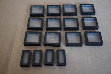 Vintage Lego trein ramen zwart met glas  beschikbaar voor biedingen