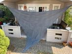 Lichtgrijs schaduwdoek 3.6 x 3.6 x 3.6 m, Tuin en Terras, Schaduwdoeken, Ophalen of Verzenden, Zo goed als nieuw
