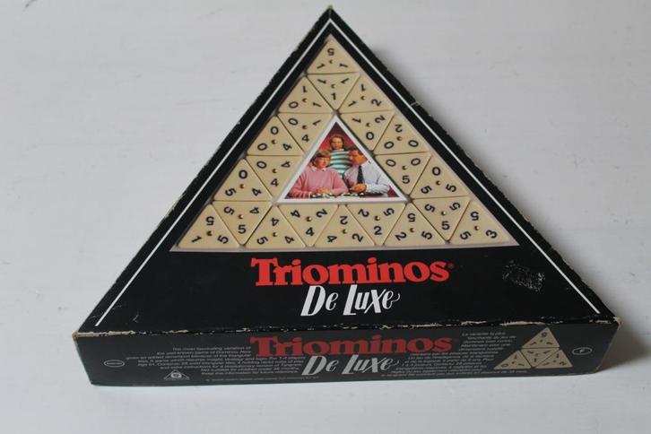 triominos de luxe, Hobby en Vrije tijd, Gezelschapsspellen | Bordspellen, Gebruikt, Een of twee spelers, Drie of vier spelers