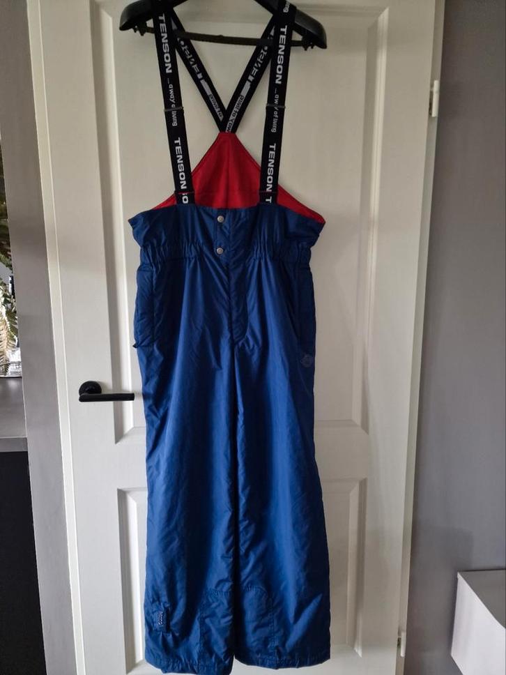 tenson skibroek blauw rood, Kleding | Heren, Wintersportkleding, Zo goed als nieuw, Pak, Maat 52/54 (L), Ophalen of Verzenden