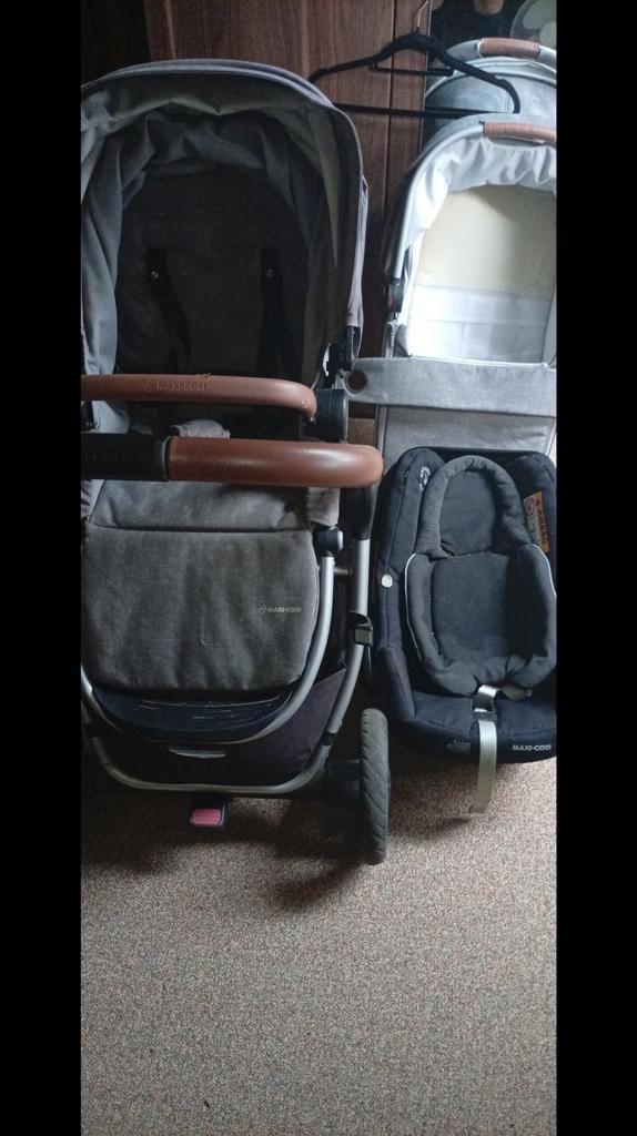 Maxi-Cosi Combiwagen Set met Autostoel, Kinderen en Baby's, Kinderwagens en Combinaties, Gebruikt, Combiwagen, Maxi-Cosi, Met autostoeltje