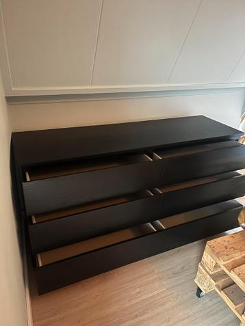 ZWARTE IKEA MALM LADEKAST Z.G.A.N. - afbeelding 2