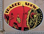 Vintage sticker stunt show moto crossauto Duitsland, Verzamelen, Ophalen of Verzenden, Zo goed als nieuw, Overige typen
