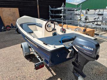 Verano 460 consoleboot met yamaha 8pk beschikbaar voor biedingen