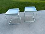 Hay Tray Bijzettafels - wit- Set van 2, Huis en Inrichting, Ophalen, Minder dan 45 cm, Minder dan 55 cm, Metaal of Aluminium