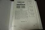 Honda CB450 CL450 K3 -K5 parts list onderdelen boek Kopie, Ophalen of Verzenden, Honda