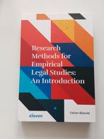 Research Methods for Empirical Legal Studies /C. Bijleveld🆕, Boeken, Studieboeken en Cursussen, Ophalen of Verzenden, Nieuw, WO