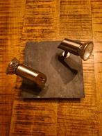 Leisteen Plafondlamp met Spots, Ophalen of Verzenden, Gebruikt, Metaal, Modern