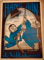Volkskrant politieke poster - Hang aan.  Opland, Rechthoekig Staand, Deurposter of groter, Ophalen of Verzenden, Zo goed als nieuw
