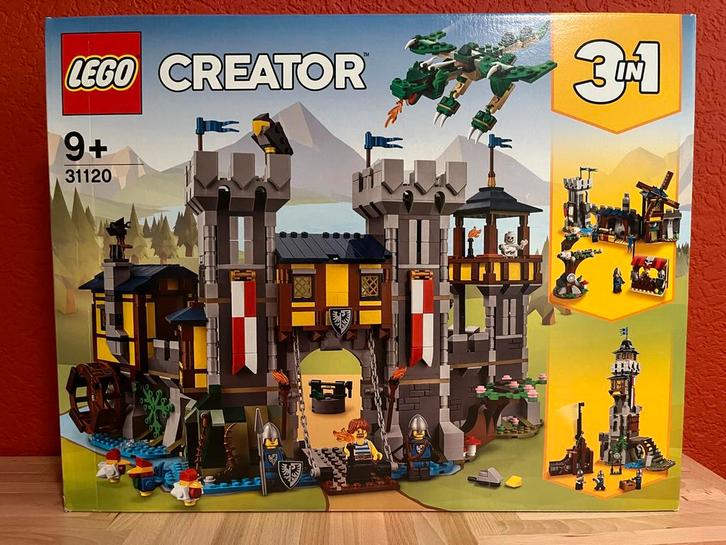 Lego Creator 31120 Middeleeuws Kasteel - Geseald, Kinderen en Baby's, Speelgoed | Duplo en Lego, Nieuw, Lego, Complete set, Ophalen of Verzenden