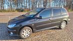 Peugeot 206 1.4 SW XS 2005 Zwart, Auto's, Voorwielaandrijving, 4 cilinders, Zwart, Origineel Nederlands