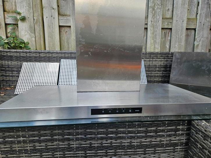 ATAG RVS Wandschouw Afzuigkap (120x53cm), Witgoed en Apparatuur, Afzuigkappen, Wandschouwkap, 600 tot 800 m³ per uur, Ophalen