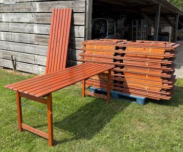 Houten klaptafel biertafel stapelbaar inklapbaar robuust hou beschikbaar voor biedingen