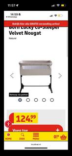 Co sleeper born lucky velvet nougat, Kinderen en Baby's, Ophalen, Zo goed als nieuw