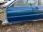 BMW e46 coupe cabrio linker rechter deur Topas blauw portier, Ophalen, Gebruikt, Deur, Links
