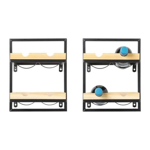 Nieuw: Wijn wandrek 4 flessen Xenos, Huis en Inrichting, Woonaccessoires | Wijnrekken, Nieuw, Minder dan 50 cm, Ophalen