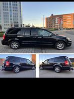 Vip Town Country Grand 4.0i Swifel n Go 7p. Leer Tv Inr Mog, Auto's, Chrysler, 1848 kg, 7 stoelen, Zwart, Grijs