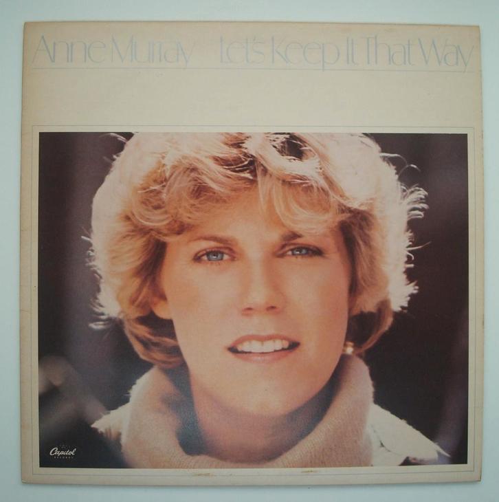 Anne Murray - Let's Keep It That Way, originele lp uit 1978, Cd's en Dvd's, Vinyl | Country en Western, Zo goed als nieuw, 12 inch