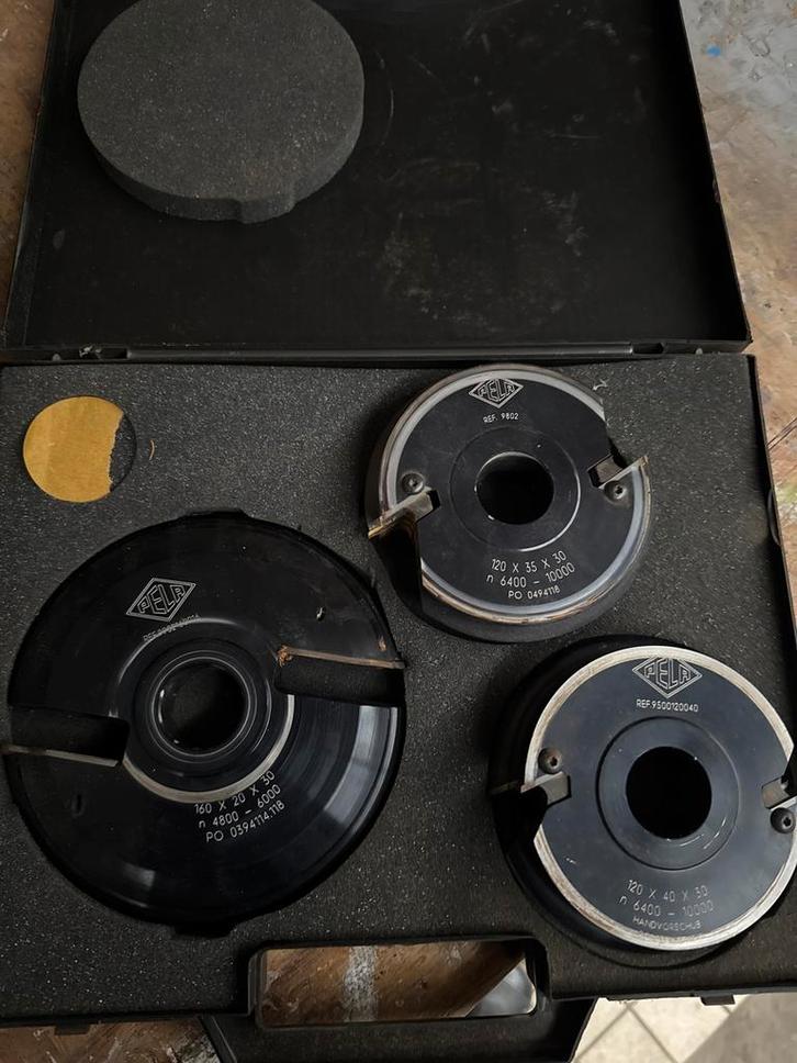 PELA Freeskoppen Set - Compleet, Doe-het-zelf en Verbouw, Gereedschap | Overige machines, Gebruikt, Ophalen of Verzenden