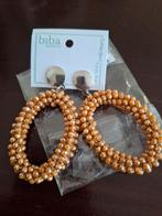 Biba Oorbellen Stekers - Feestdagen, Met kristal, Overige materialen, Bruin, Nieuw