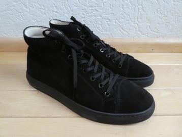 ETQ enkel sneakers maat 45 HT 01 heren zwart suède ZGAN beschikbaar voor biedingen