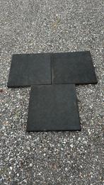 Rubberen tegels 49x49x5 speeltoestel dak ed ruim 25m2, Ophalen, Gebruikt, Overige typen, Rubber