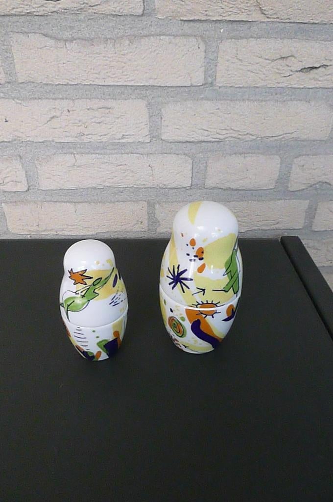 twee mooie Matroesjika"s voor in de keuken, Ophalen of Verzenden, Gebruikt