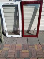 Hardhouten ramen, Doe-het-zelf en Verbouw, Glas en Ramen, Ophalen, Minder dan 80 cm, Overige typen, Zo goed als nieuw