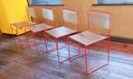 Giandomenico Belotti - Spaghetti Chairs - NOS Italian design, Metaal, Vier, Italian Design, Zo goed als nieuw