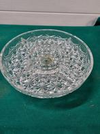 hapjes schaal op voet kristal, Huis en Inrichting, Woonaccessoires | Schalen en Manden, Ophalen of Verzenden, 'T Olde Gre-j, Info@toldegrej.nl