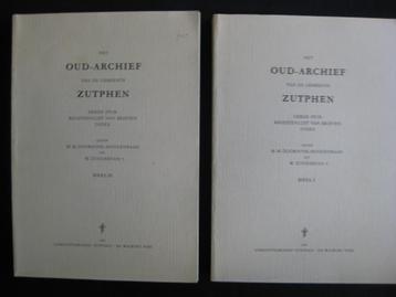 Het Oud-Archief van de gemeente Zutphen. derde stuk. beschikbaar voor biedingen