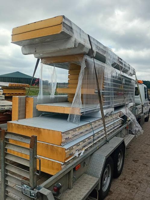Nieuw Sandwichpanelen - Partij, Doe-het-zelf en Verbouw, Platen en Panelen, Gebruikt, Overige materialen, 100 mm of meer, Ophalen of Verzenden