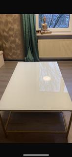Salon tafel met side table, 100 tot 150 cm, Zo goed als nieuw, Minder dan 50 cm, Rechthoekig