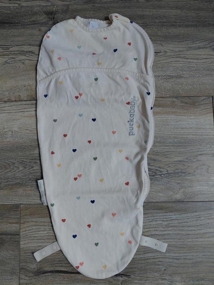 Puckababy piep, Confetti Hearts, lichte gebruikerssporen, Kinderen en Baby's, Dekens, Slaapzakjes en Inbakerproducten, Gebruikt