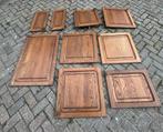 Masief houten keukenkast deurtjes, Huis en Inrichting, Keuken | Keukenelementen, Ophalen, Gebruikt, Bruin, 50 tot 100 cm