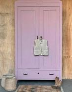 Brocante Kast, Huis en Inrichting, Kasten | Kledingkasten, Ophalen, Gebruikt, 100 tot 150 cm, Met lade(s)