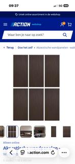 Nieuw in dios Akoestische Wandpanelen Walnoot, Ophalen, Zo goed als nieuw, Hout, Minder dan 20 mm