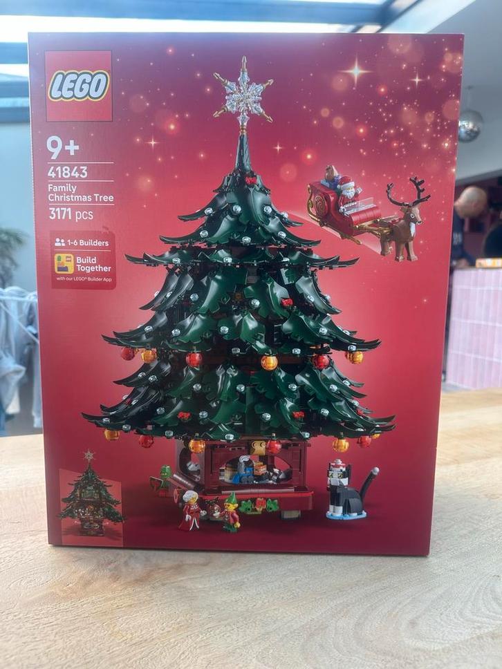 Lego Kerstboom #41843 - 1x in elkaar gezet voor filmpje, Kinderen en Baby's, Speelgoed | Duplo en Lego, Zo goed als nieuw, Lego