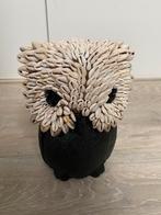 Beeldje uil, hout/schelpen, Ophalen