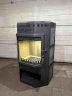 Houtkachel Speksteen binnenkachel overkapping, Huis en Inrichting, Kachels, Ophalen, Houtkachel, Zo goed als nieuw, Vrijstaand
