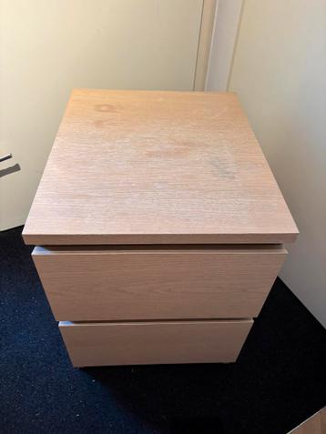 Ikea nachtkastje malm 2 stuks - afbeelding 2