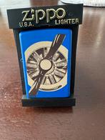 Zippo blauw nieuw in de verpakking, Verzamelen, Ophalen of Verzenden, Nieuw, Aansteker