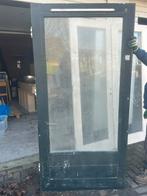 Buitendeur met dubbelglas, 75 tot 150 cm, Deurkozijn, Ophalen of Verzenden, Zo goed als nieuw