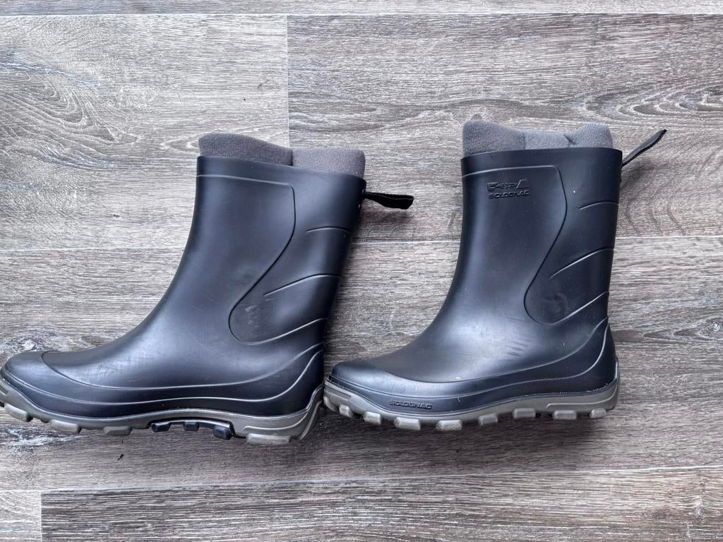 Warm gevoerde regenlaarzen maat 33/34, Ophalen of Verzenden, Zo goed als nieuw, Jongen of Meisje, Laarzen