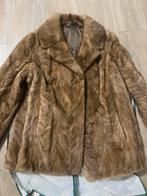Vintage nerts bontjas, Ophalen of Verzenden, Zo goed als nieuw, Maat 38/40 (M), Bruin