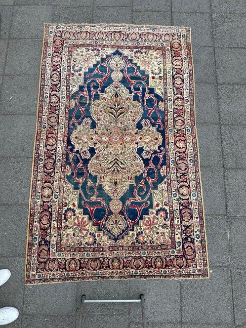 VINTAGE Perzische tapijt Kerman 243*133 cm, Huis en Inrichting, Stoffering | Tapijten en Kleden, Zo goed als nieuw, 100 tot 150 cm