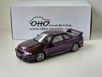 1:18 Ottomobile Nissan Skyline GT-R V-Spec R33 Paars 1995 beschikbaar voor biedingen