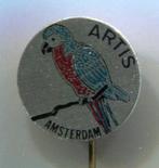 Artis Amsterdam papagaai blik speldje ( H_008 ), Verzamelen, Speldjes, Pins en Buttons, Nieuw, Dier of Natuur, Speldje of Pin