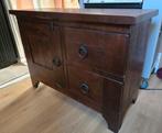 Moet nu weg - Spaanse houten (TV) kast/commode/dressoir, Huis en Inrichting, Ophalen, Gebruikt, 100 tot 150 cm, Met lade(s)